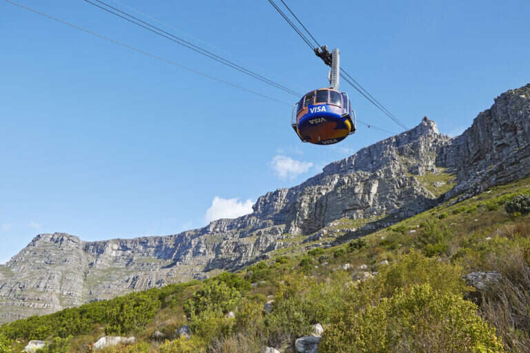 Table Mountain Aerial Cableway in Cape Town, South Africa